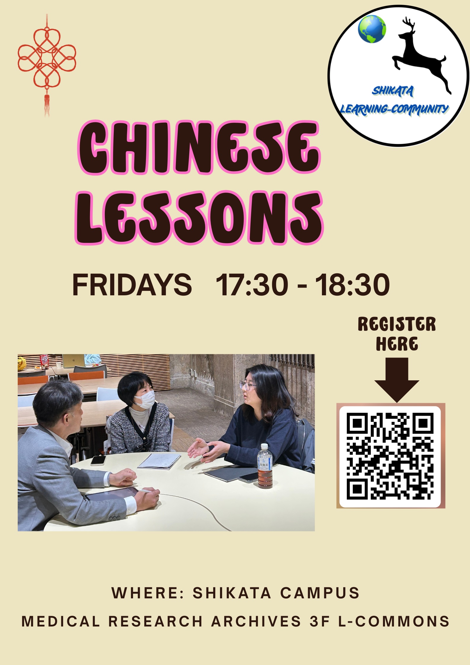 CHINESE LESSONS - GRADUATE SCHOOL OF MEDICINE DENTISTRY AND ...